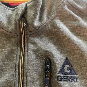 Gerry Khaki Green Full Zip Jacket Size XL